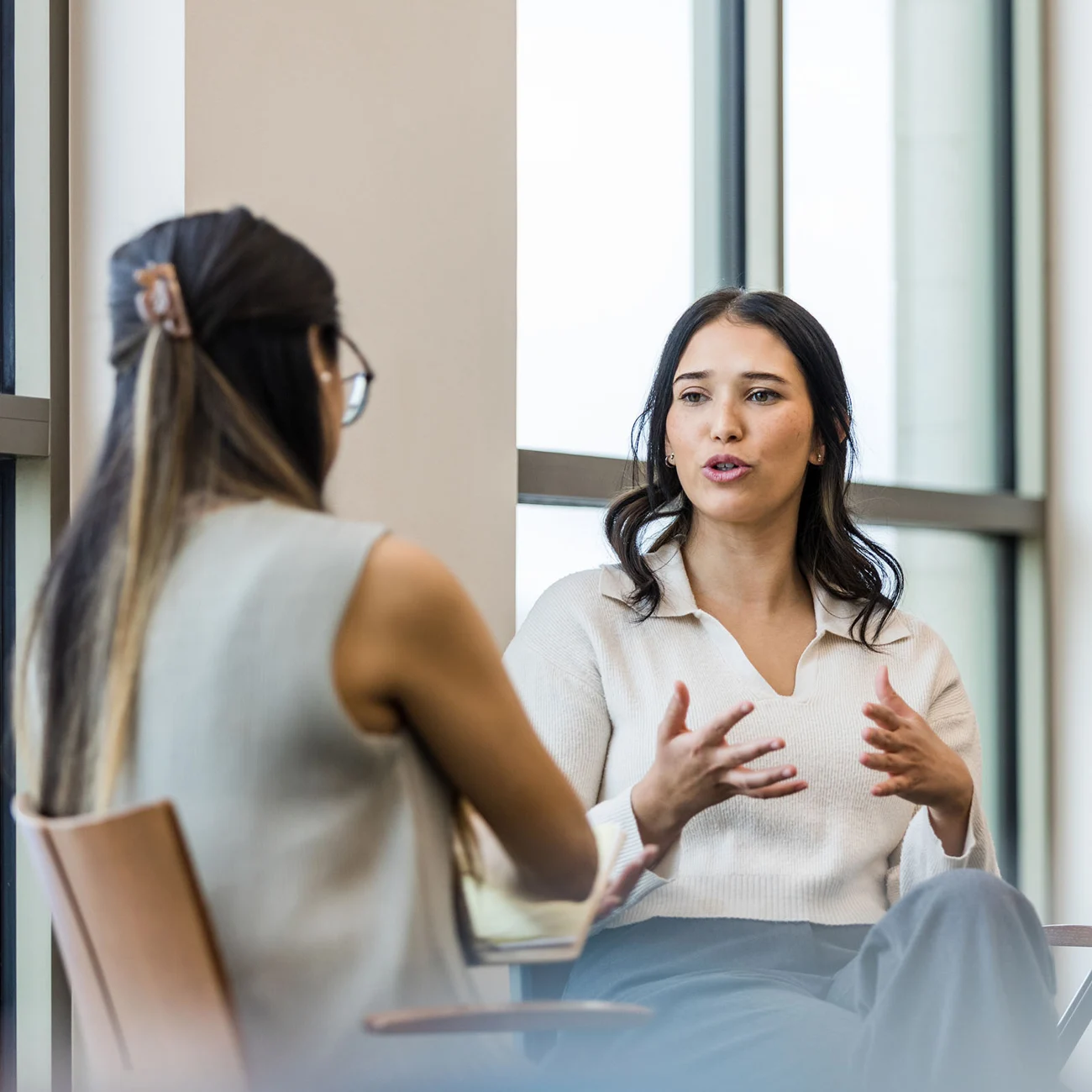 A healthcare consultation